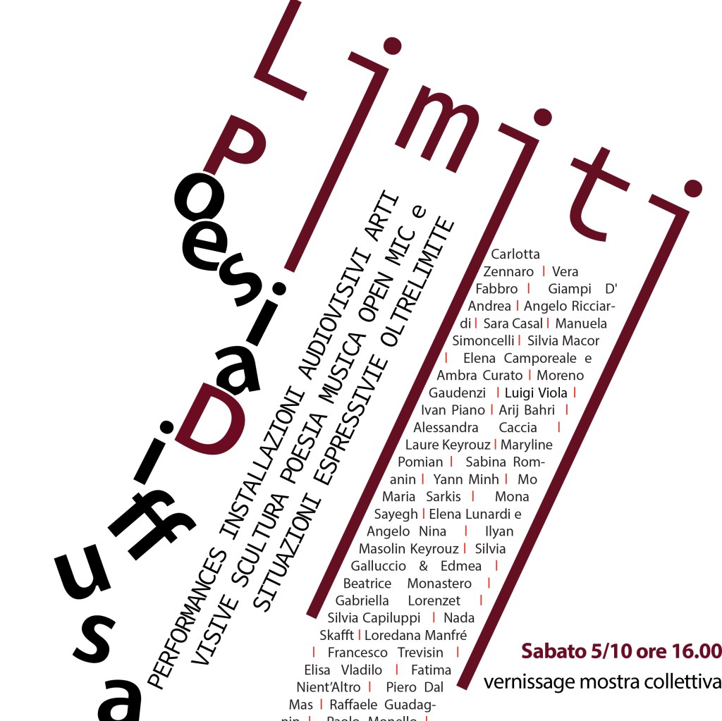 MOSTRA COLLETTIVA ‘LIMITI – POESIA&nbsp;DIFFUSA’