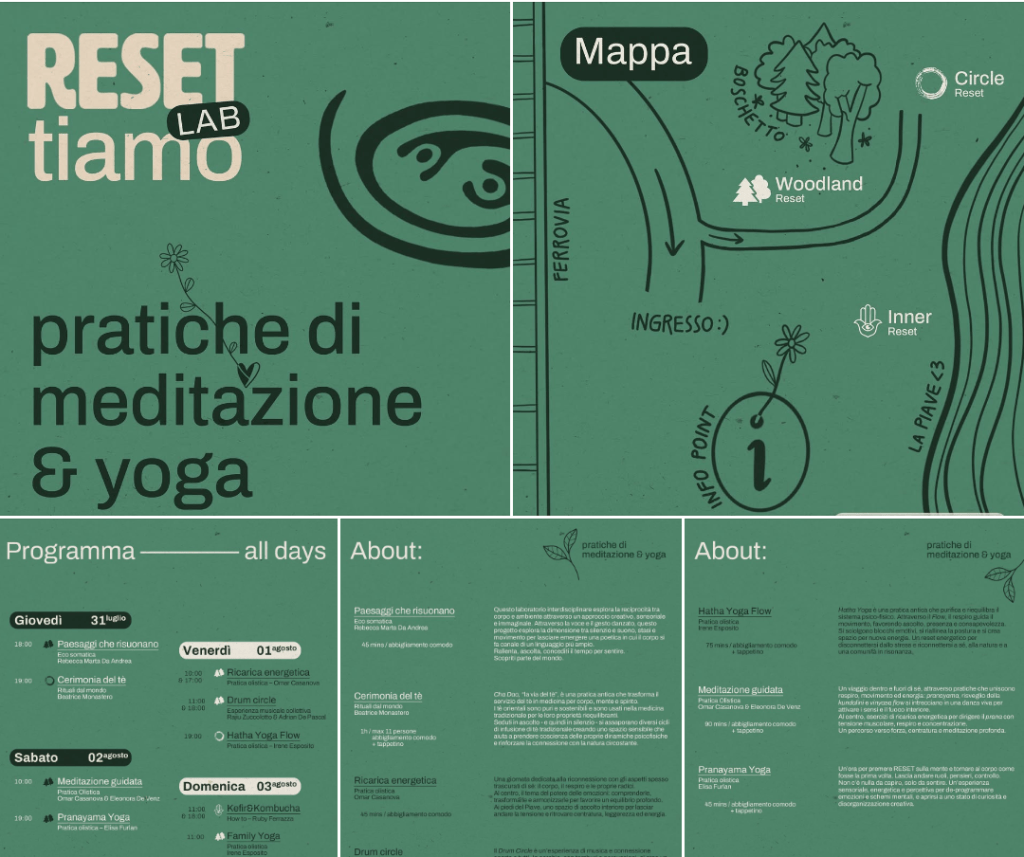 [RESET FESTIVAL]  cerimonia del tè e laboratori creativi in&nbsp;natura